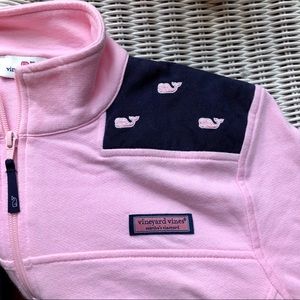 Vineyard Vines Pink and navy shep shirt